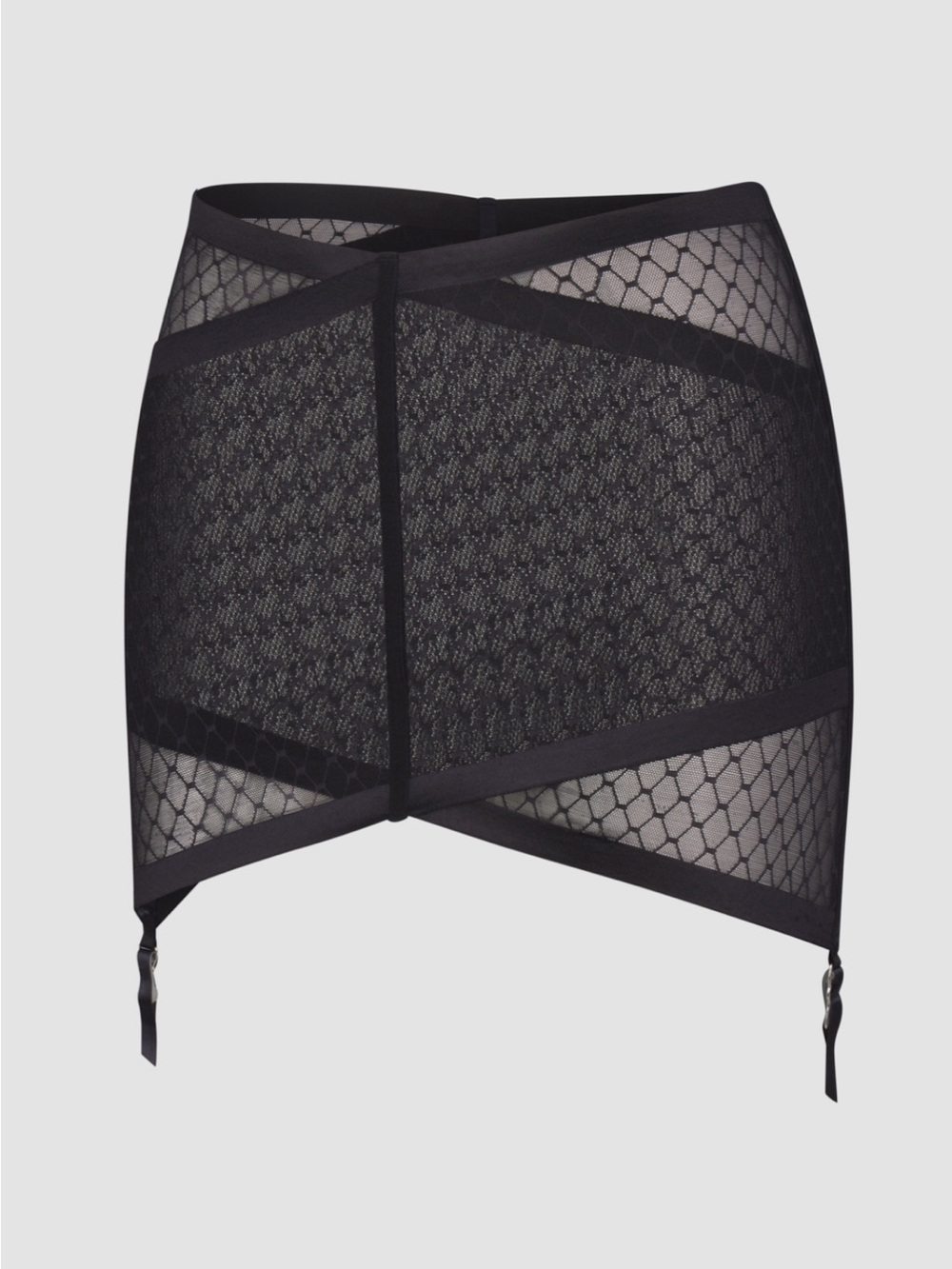 Savage X Fenty Black Lace Garter Skirt 🖤